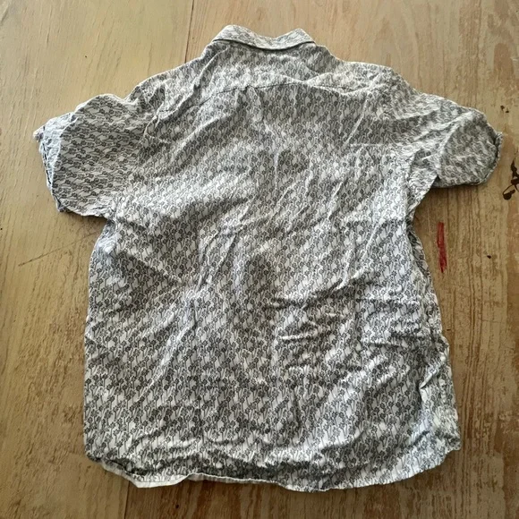 patterned button down - Picture 2 of 3